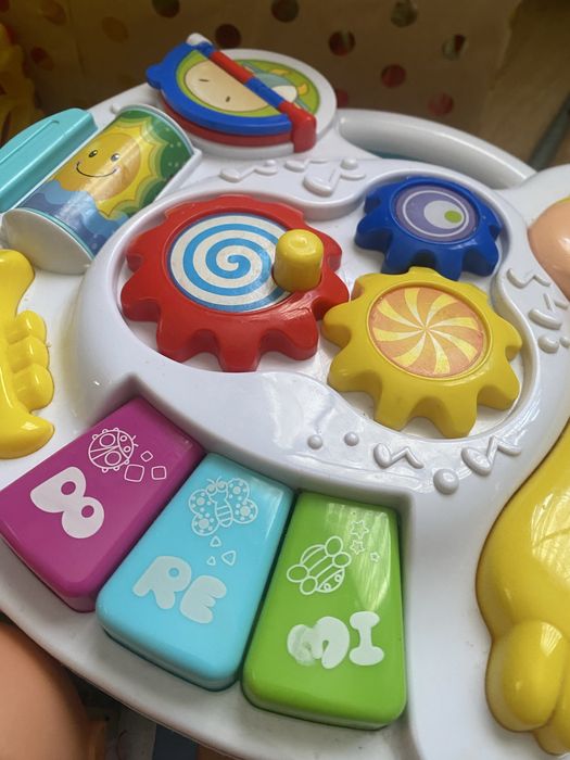 Музичний розвиваючий столик-піаніно Жираф (Ігровий центр)