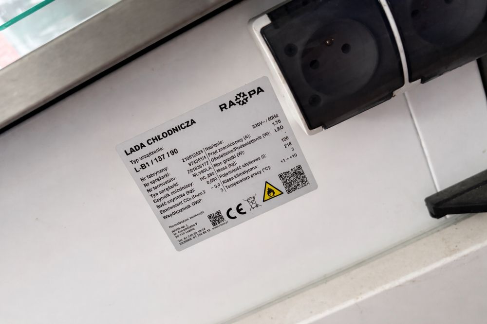 Lada chłodnicza RA…PA L-B1 137/190 – sprawna, dobry stan