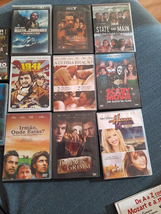DVD vários de filmes e música