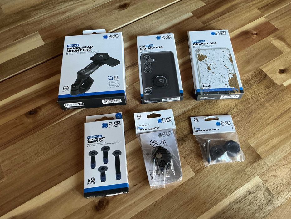 Quad Lock Samsung Galaxy S24 – Kit Completo NOVO/SELADO