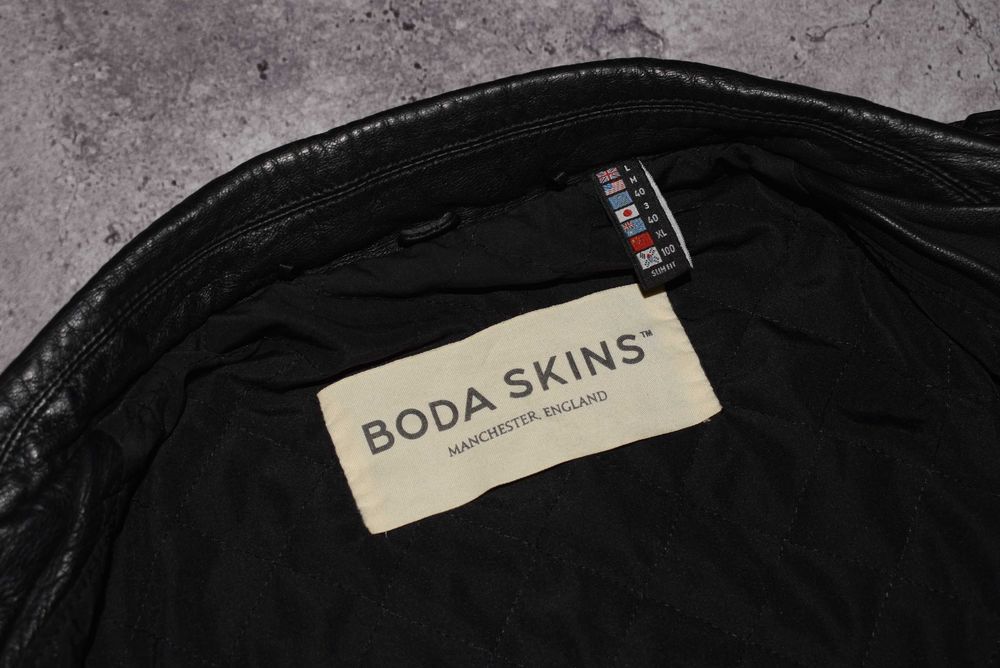 Boda Skins Biker Leather (Мужская Премиальная Кожаная Куртка Косуха )