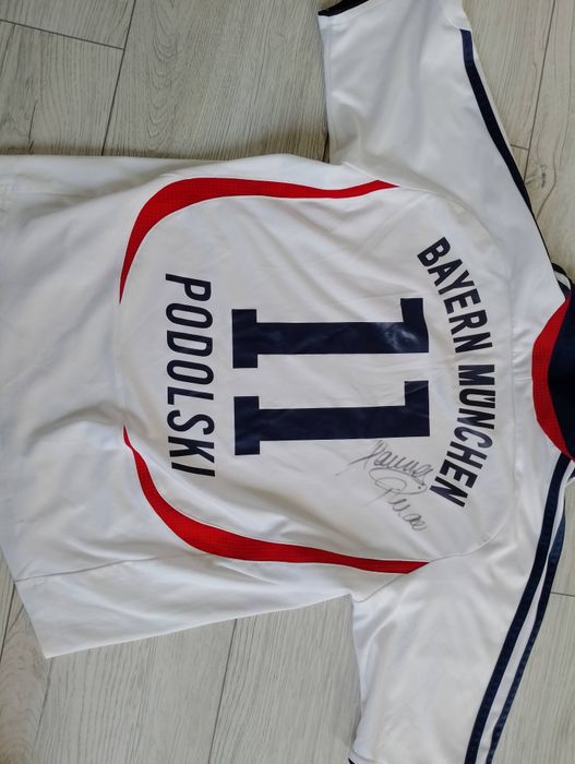 Koszulka Lukas Podolski 2006 - Bayern Monachium z autografem pilkarza