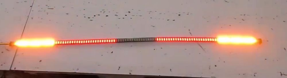 Fita led traseira 1,80m carro carrinha autocaravanas