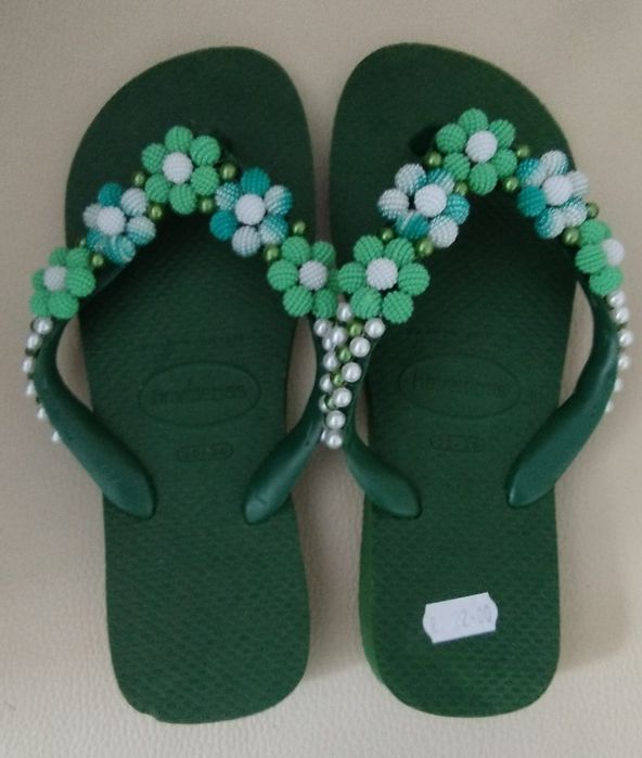 Havaianas Bordadas Novas / Várias