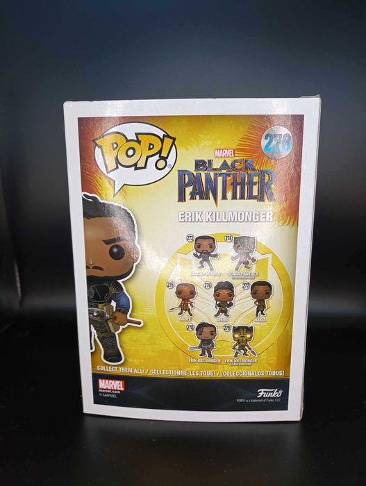 Figurka Funko POP Erik Killmonger 278 CHASE Limited Edition