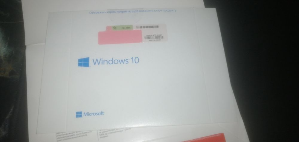 Лицензионный Windows 10 Pro 64 bit Ukrainian 1pk