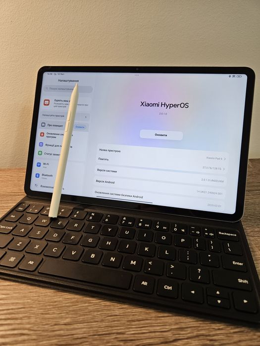 Xiaomi Pad 6 (6/128) | Як НОВИЙ | АКБ 100% | Чохол+Стилус