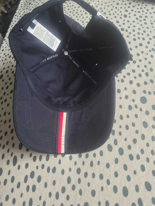 Czapka z daszkiem Tommy Hilfiger TH Foundation Soft granatowa