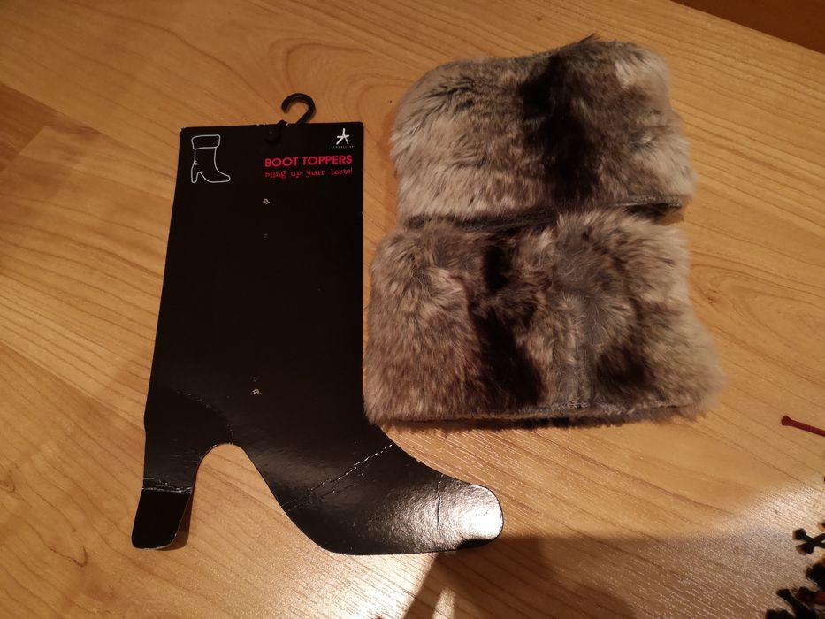 Cobertura de pêlo para botas, nova, Primark