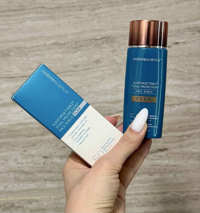 Сонцезахисний крем для обличчя colorescience flex spf 50 - light