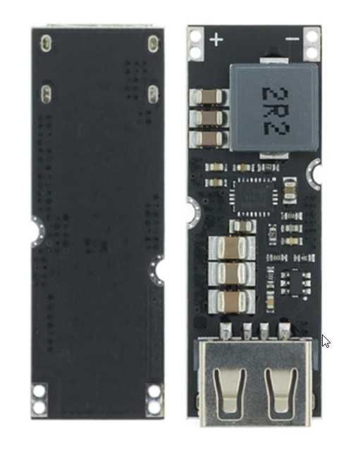 TPS61088 очень мощьный 24 Вт повышающий модуль USB QC2.0 QC3.0