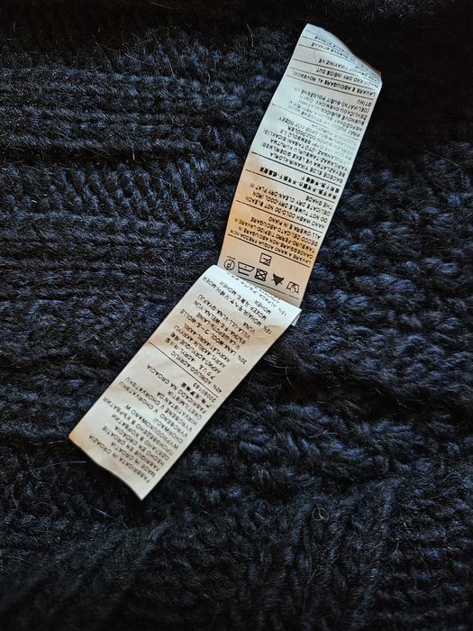 Nowy, otulający komin Benetton wełna& moher & alpaka