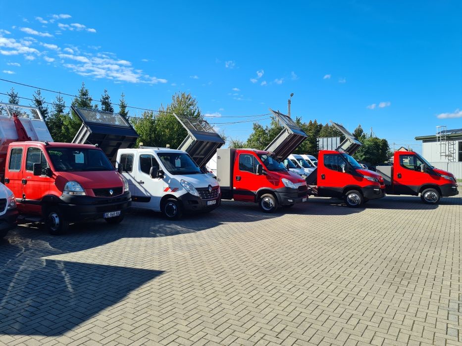 Iveco Daily 35c14 wywrotka 7 osób Dubel Kabina