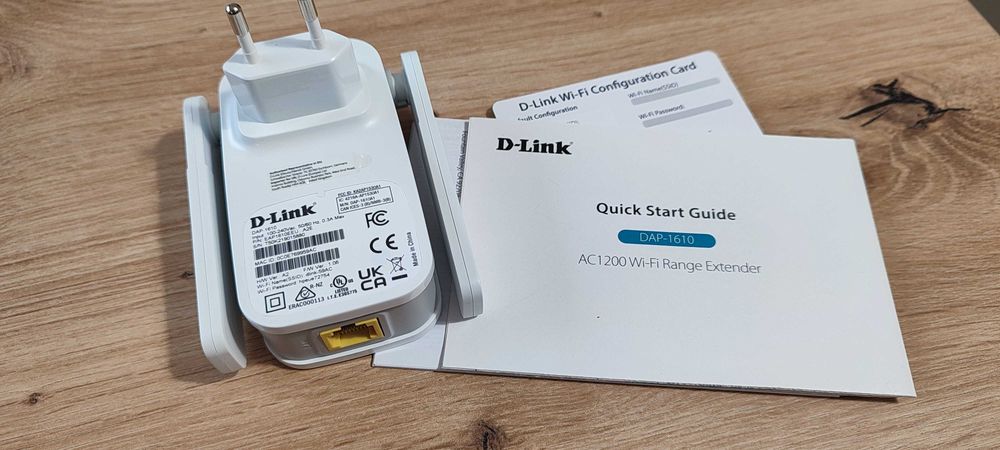 Repetidor Wi-Fi D-Link DAP-1610 AC1200 Dual Band – Em muito bom estado