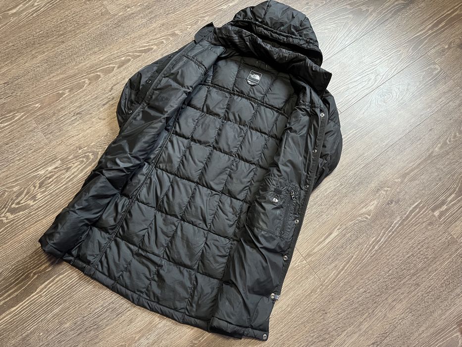 Пуховик (пухове пальто) The North Face 600 Long Black Puffer Jacket