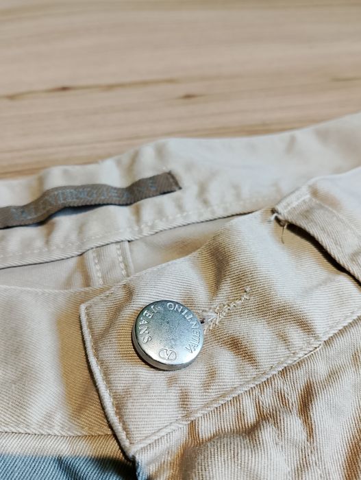 Beżowe Spodnie Valentino Jeans