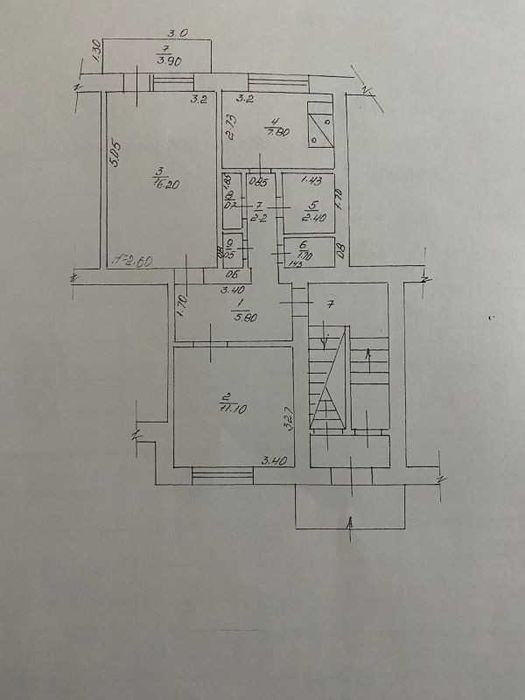 Продам 2 к.кв. сщ. Вікторівка Богодухівський район (404251)