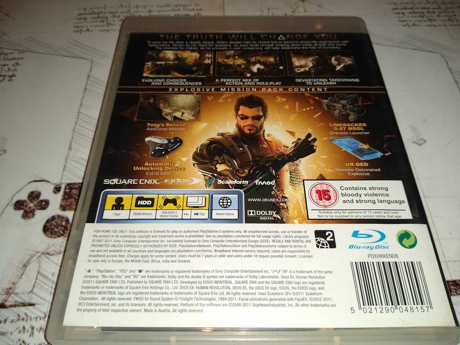 Deus Ex Ps3 bez rys