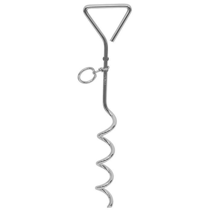 Śledź Spiralny Wkręcany do Namiotów Metalowy Gruby 40cm Uniwersalny