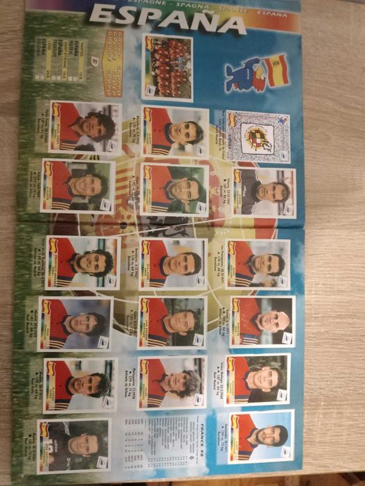 Caderneta Cromos Futebol Completa Mundial 1998 (EDIÇÃO PANINI)