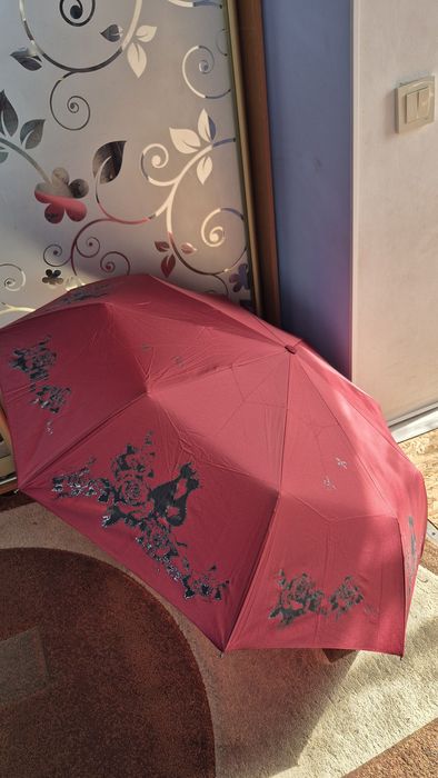 Женский качественный  зонт-полуавтомат Romit