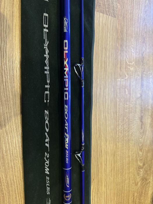WĘDKA MISTRALL OLYMPIC BOAT 2,7m 25lbs wedka sumowa morska