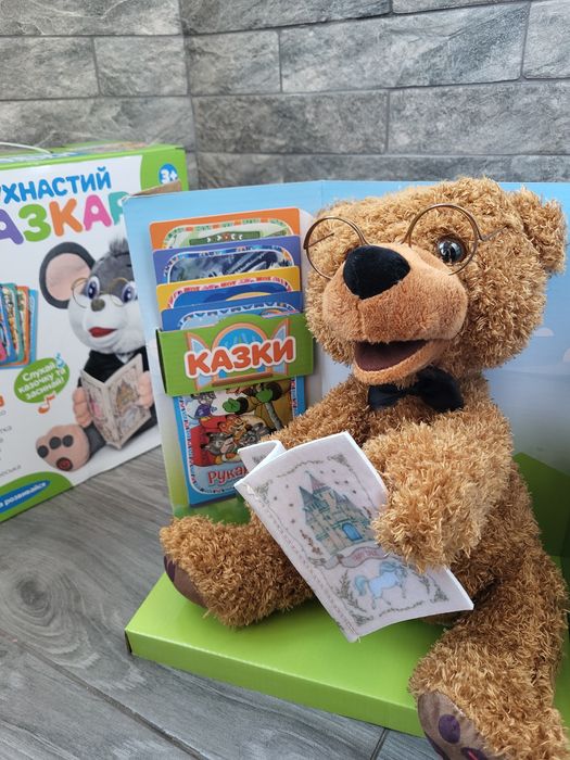 Мишка казкар інтерактивний казкар мишеня