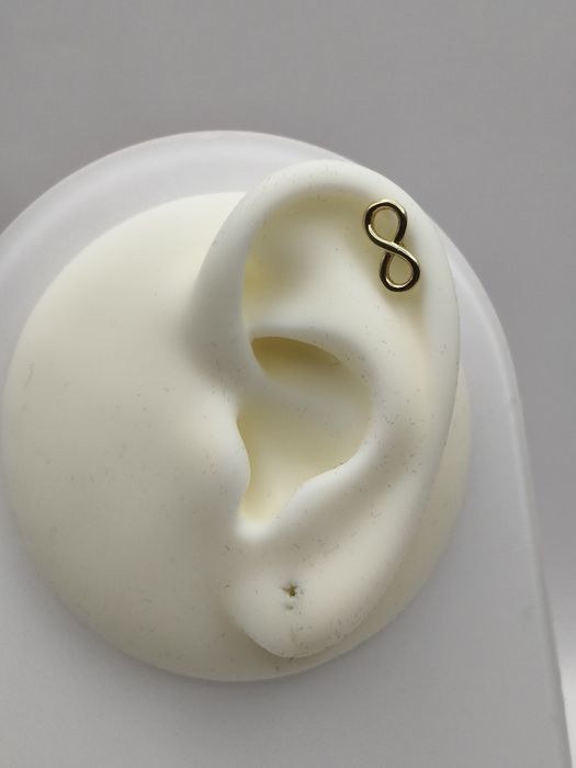 Złoty Kolczyk do Chrząstki Pr.585 Nowy Zapraszamy