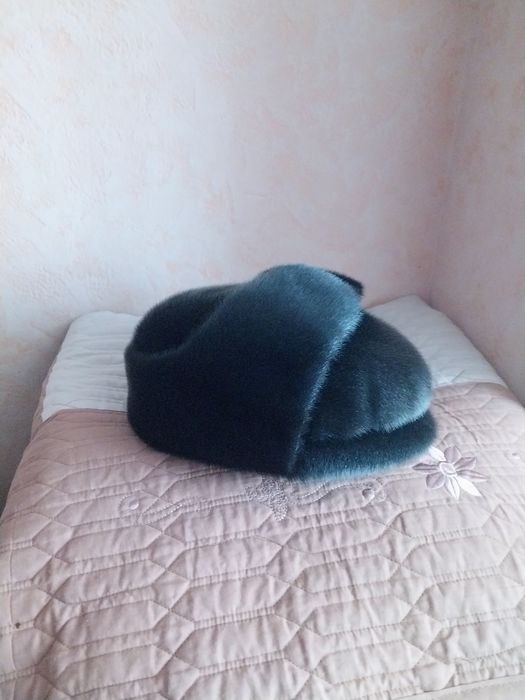 Кепка шапка ушанка из нерпи 58/60