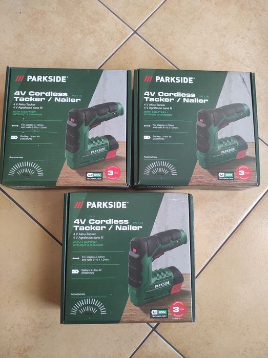 Степлер акумуляторний НІМЕЧЧИНА Parkside PAT 4 D6 аккумуляторный