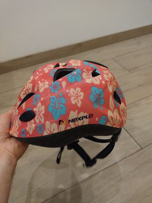 Kask rowerowy dziecięcy dla dziewczynki