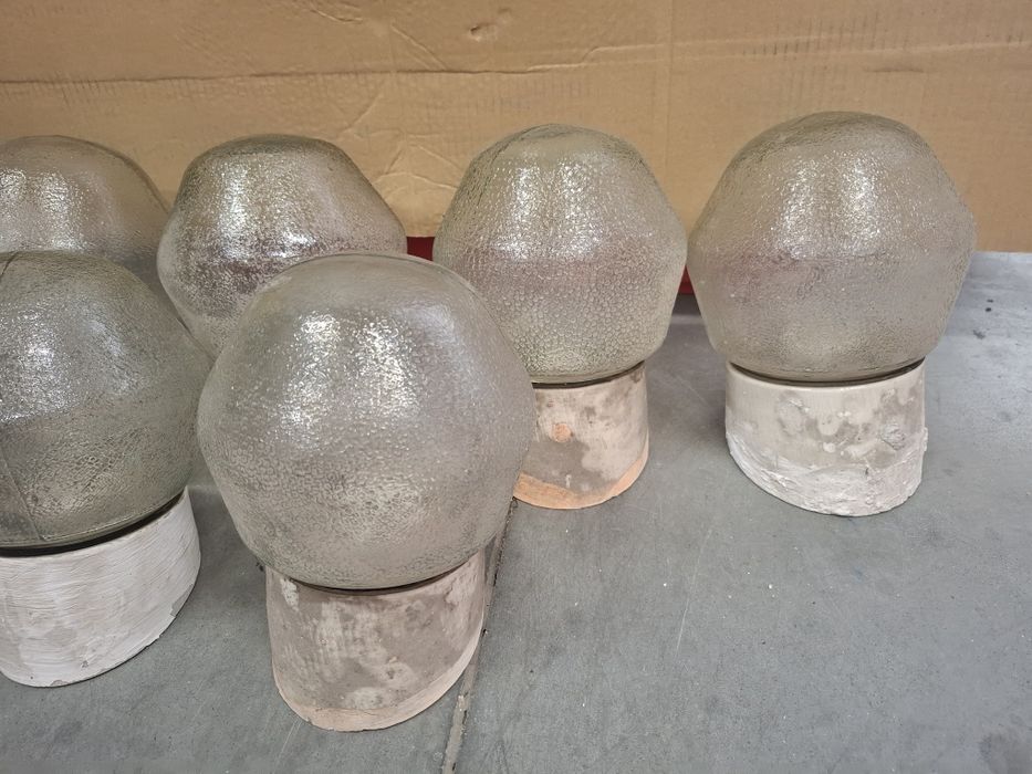 Lampy oprawy PRL ceramika