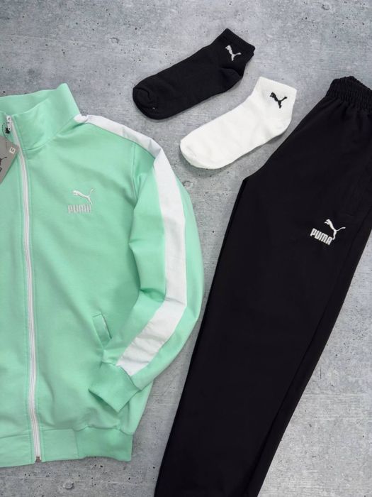 Чоловічий спортивний костюм пума Puma [S,M,L,XL,XXL] + шкарпетки!