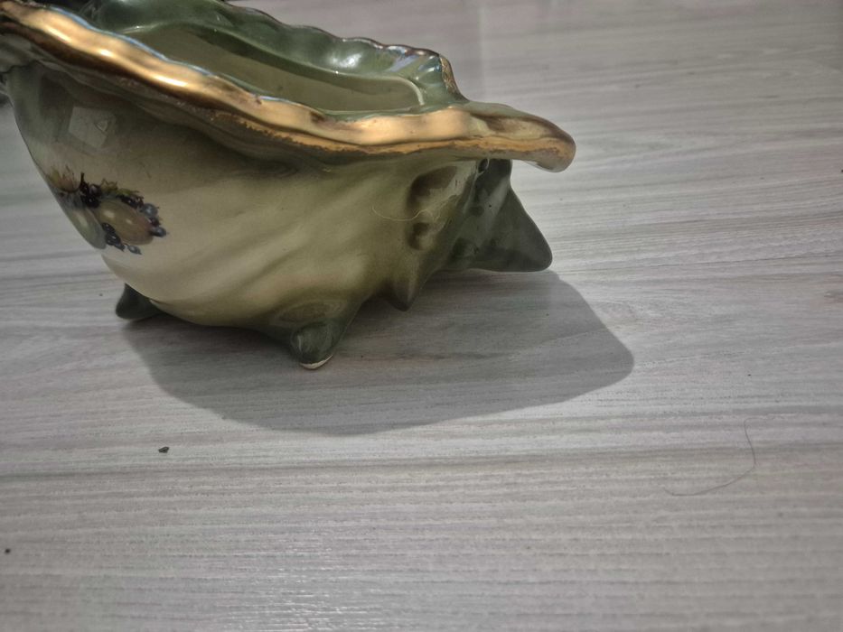 Ceramiczna misa , owocarka zielona