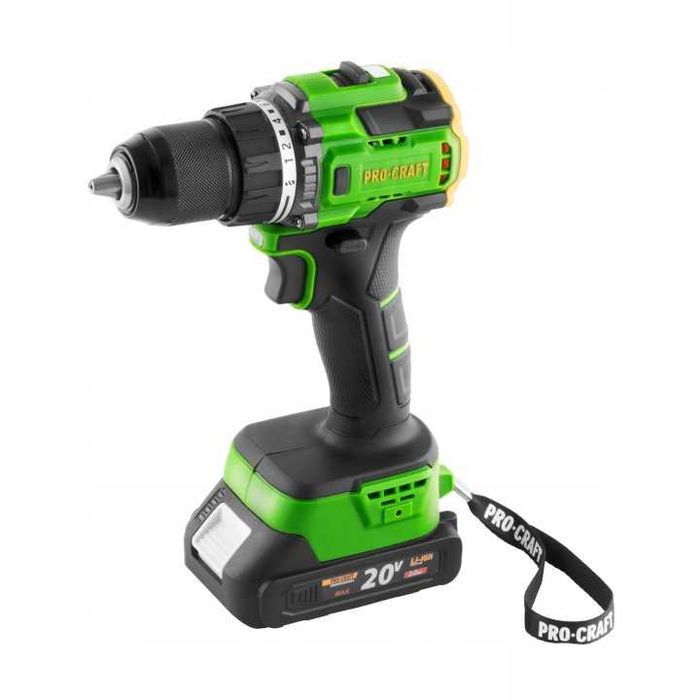 Wkrętarka akumulatorowa wiertarka 80Nm mocna 20V 2Ah PRO*** MOCNA