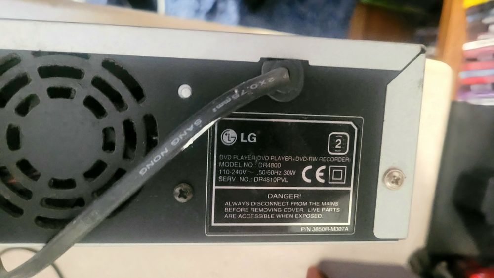Gravador DVD e TV LG DR4800 com Disco Rígido 80GB