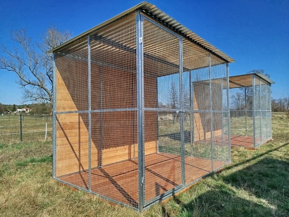 Woliera dla kota klatka dla ptaków różne  kombinacje 3x2