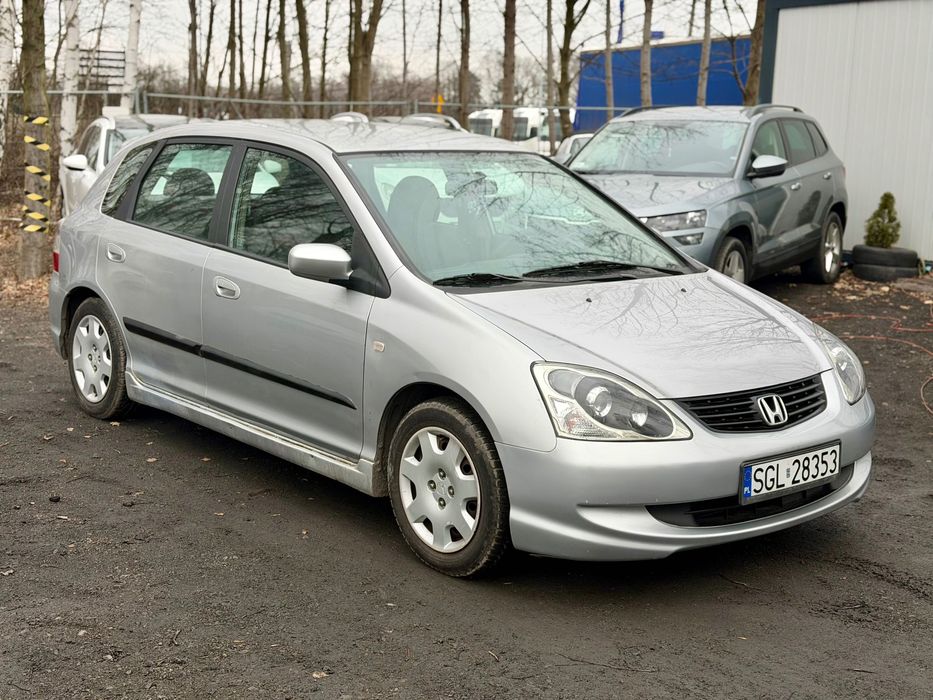 Honda Civic 1.7D 2004r. 5 Drzwi Klima Wspomaganie