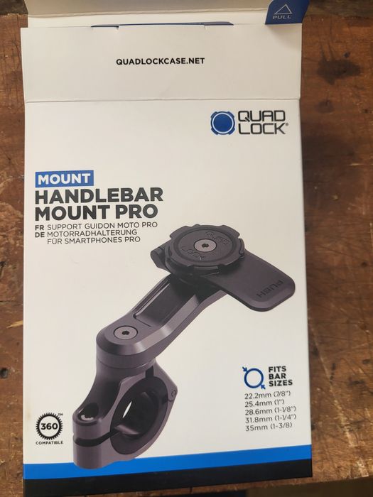 Uchwyt motocyklowy Quadlock Pro