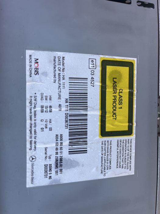 Radio para Mercedes Vito