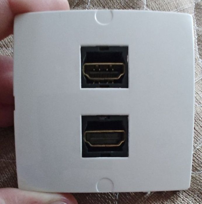 Розетки HDMI двойные HDMI разъем вход двойной SIMON PL-1329