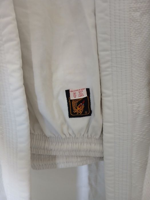Kimono completo Dragão 100% algodão, branco, novo