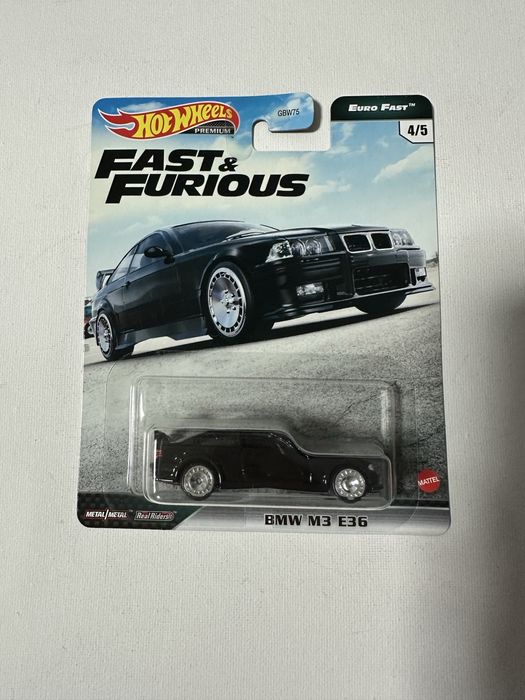 Hot wheels premium bmw m3 e36 fast&furious