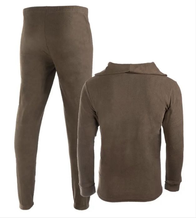 Термобілизна на флісі Thermoflece undermoflece with zipper Олива