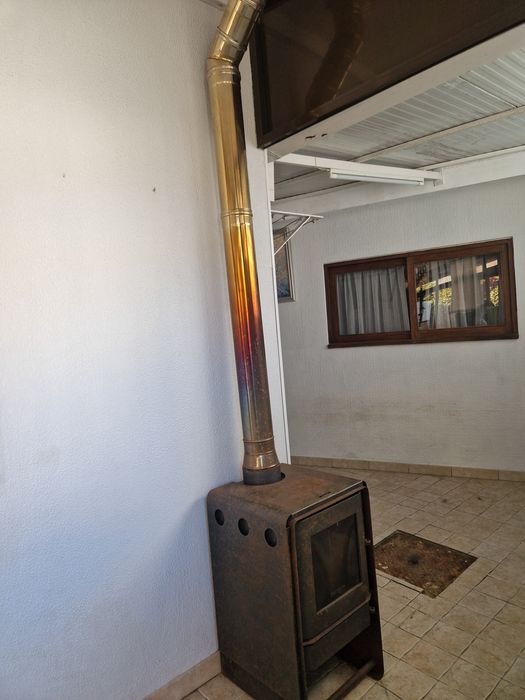 Salamandra de Ferro Hergóm + Tubagem Incluída