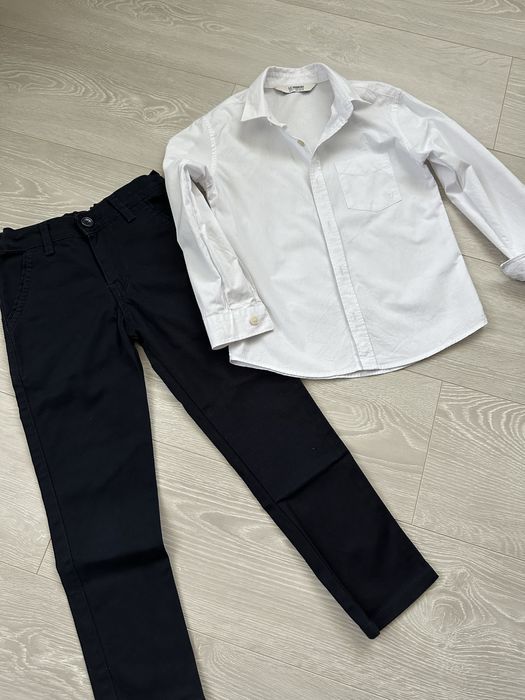 Біла рубашка 6-7 р