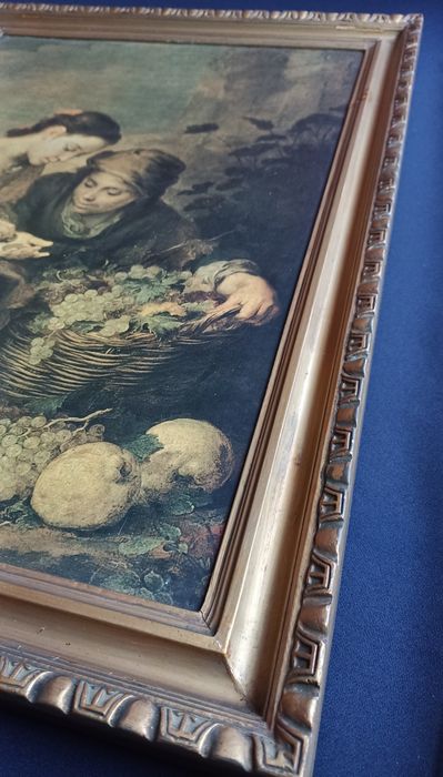 Quadro ( O pequeno vendedor de fruta)
