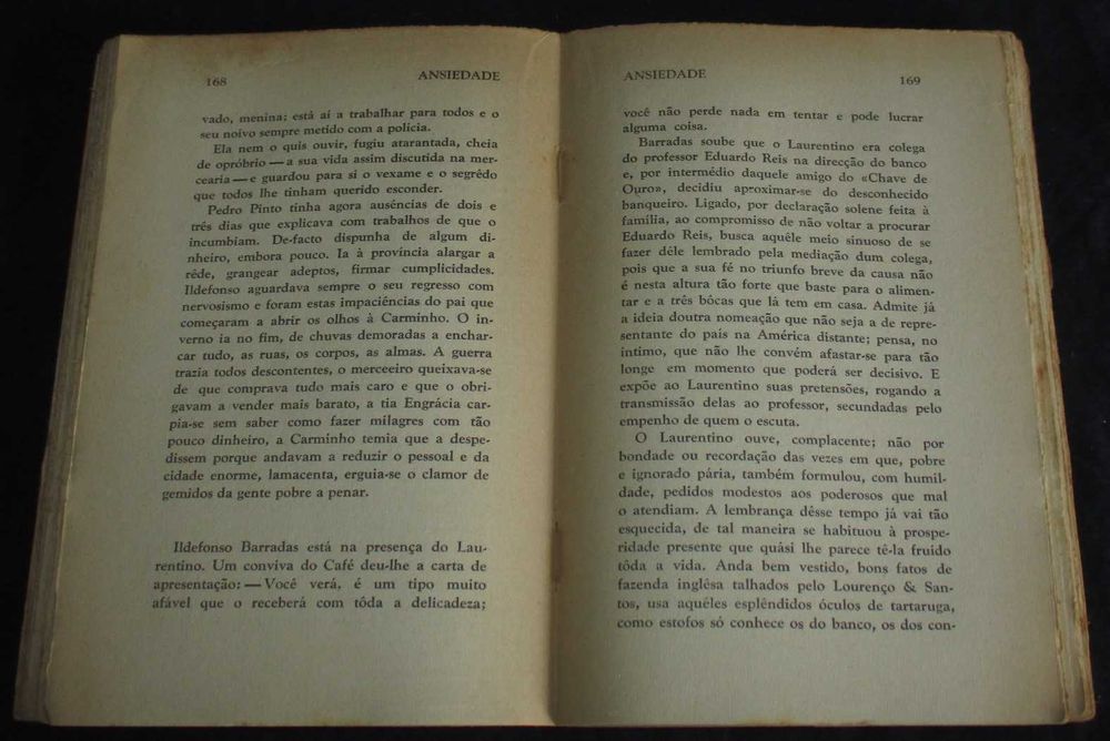 Livro Ansiedade Joaquim Paço D'Arcos