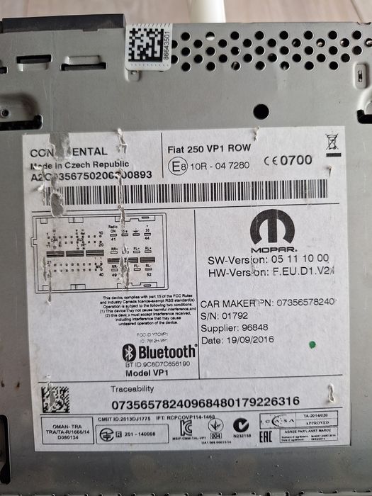 Radio original para Citroen Jumper