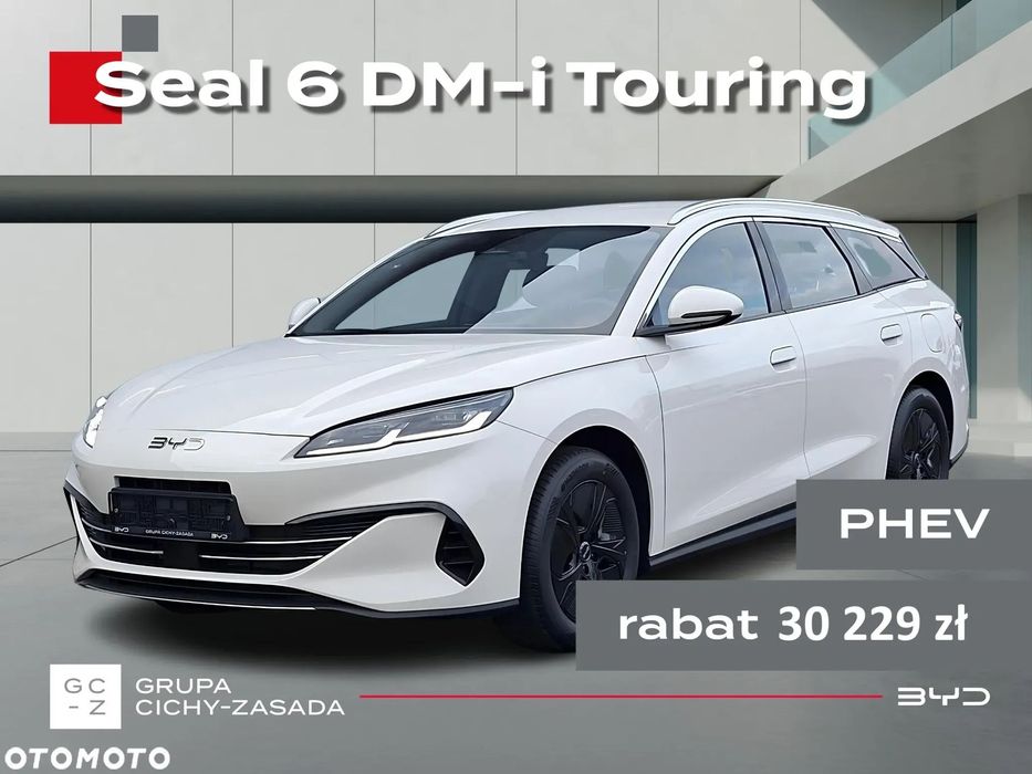 BYD Seal 6 BYD Seal 6 Touring DM-i Boost 183 KM (wyprzedaż 2025, fabrycznie nowy)